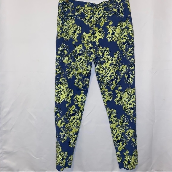 NWOT Soft Surroundings Green Blue Elisabetta Floral Stretchy Pants Size Small - Picture 9 of 11